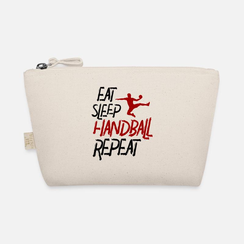 Eat Sleep Handball Repeat - Bio-Täschchen - Natur