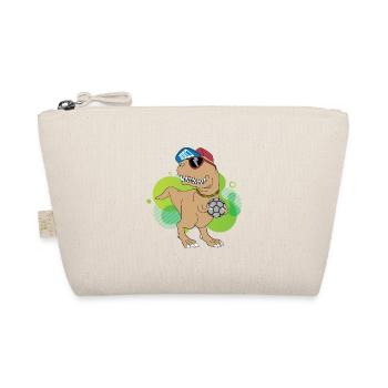 trex dino drôle drôle de handball - Trousse biologique - nature - Devant