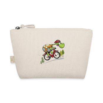tortue cool sur le vélo - Trousse biologique - nature - Devant