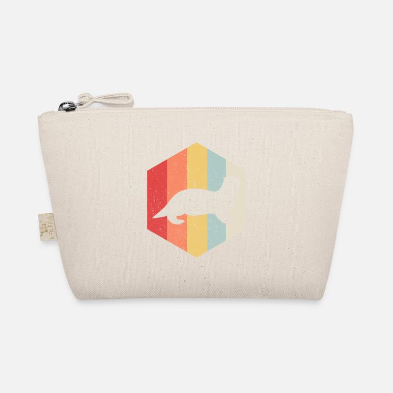 Otter Wassermarder Retro Cadeau Trousse biologique