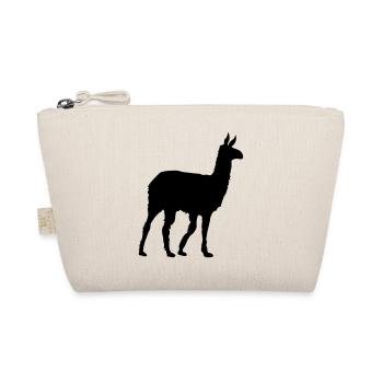 lama - Bio-Täschchen - Natur - Vorne