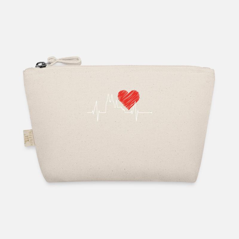 Cologne Cologne Cathedral Heartbeat Pulse Carnival Hätz Organic Pouch