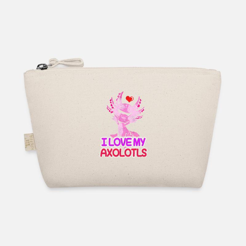 Axolotl - Bio-Täschchen - Natur
