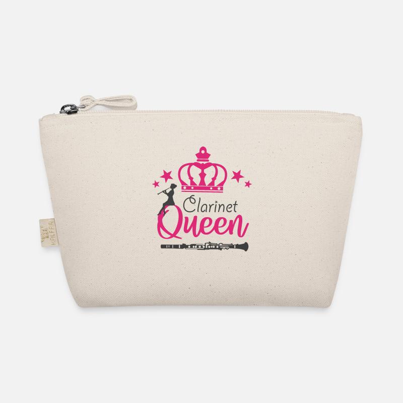 Clarinet Player Crown Queen Girl Gift Organic Pouch