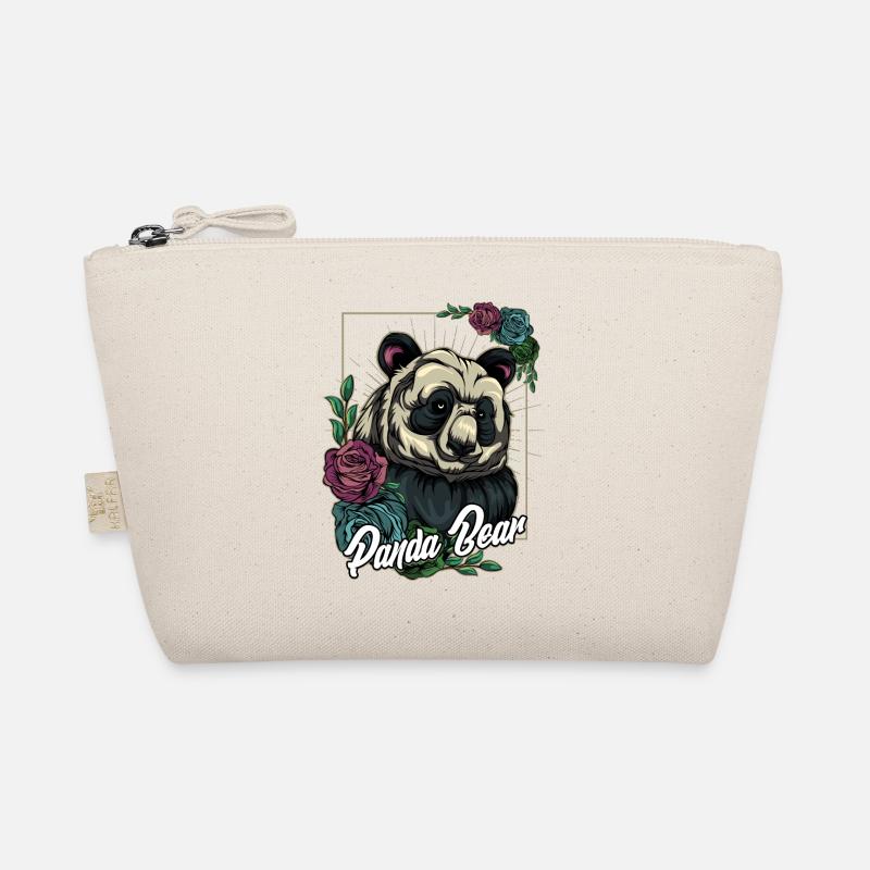 Pandas Géant Panda Roses Cadeau De La Faune Trousse biologique