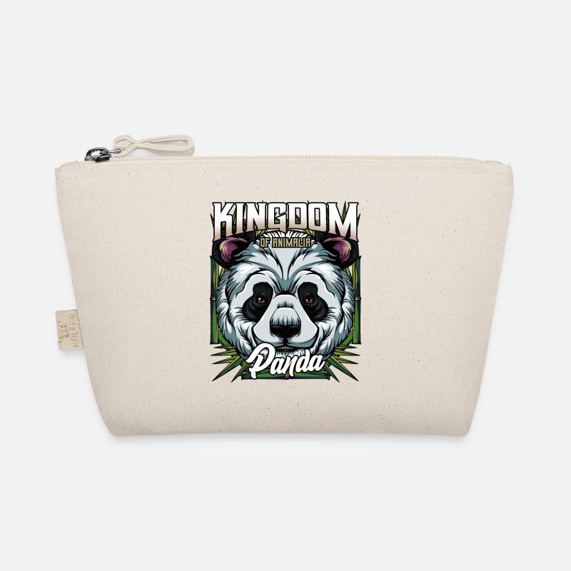 Panda Bear Bamboo Bear Great Panda wildlife gift Organic Pouch