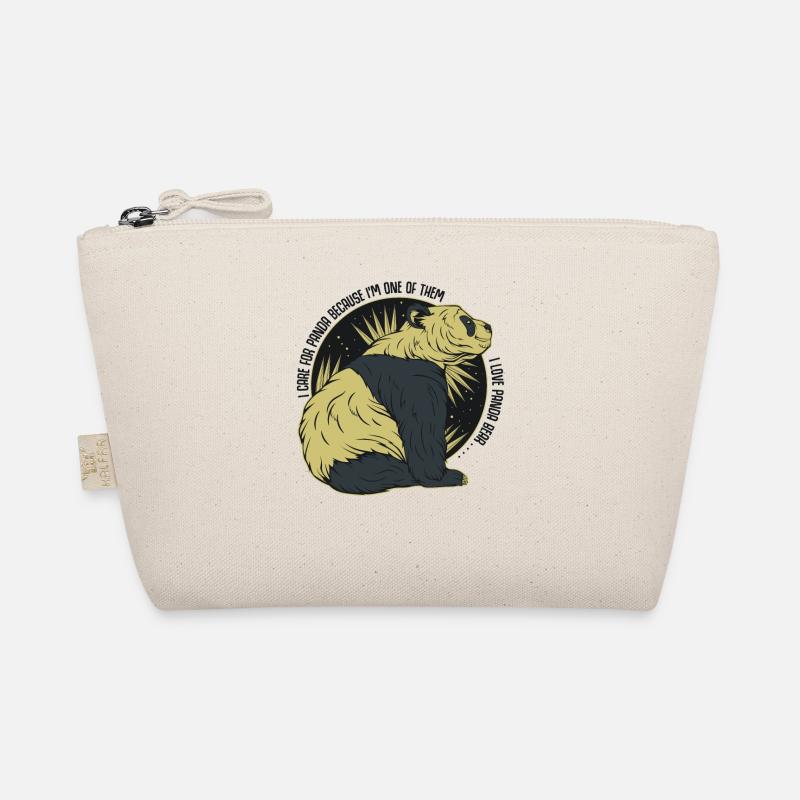 J'aime le panda | Citation déclaration cadeau panda bear Trousse biologique