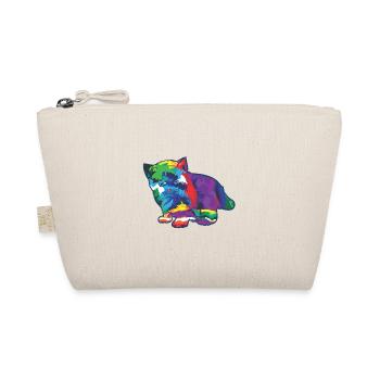 Bébé chat en couleurs colorées Fantasy - Trousse biologique - nature - Devant