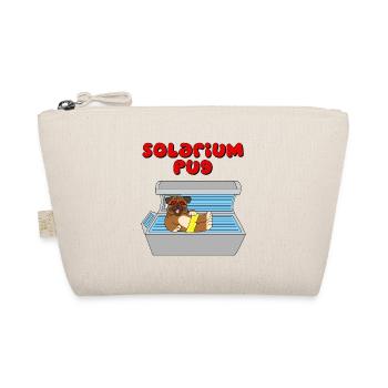 solarium mops pug - Bio-Täschchen - Natur - Vorne