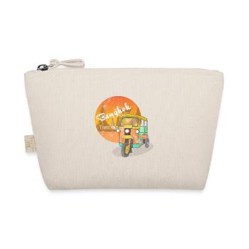 Bangkok Tuk Tuk Taxi Travel Tourism Gift - Organic Pouch - nature - Front