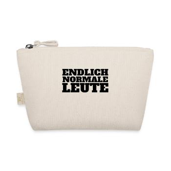 Enfin, les gens normaux Drôle dire cadeau - Trousse biologique - nature - Devant