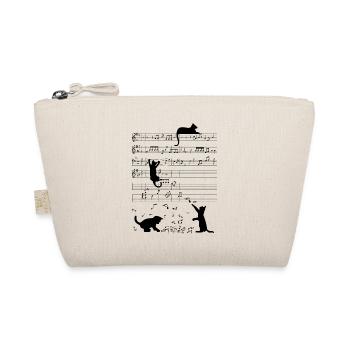 Clef de musique chaton chat musical - Trousse biologique - nature - Devant