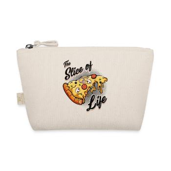 The Slice Of Life | Pizza Slice Fast Food Gift - Organic Pouch - nature - Front