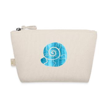 Muschel Sommer Sonne Strand Geschenk Shirt - Bio-Täschchen - Natur - Vorne