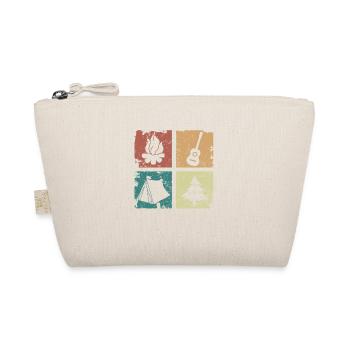 Tente de camping feu de camp guitare forêt cadeau - Trousse biologique - nature - Devant