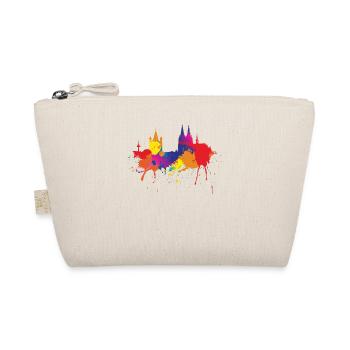 Cologne Skyline Cologne Cathedral Bright Colors Painting - Organic Pouch - nature - Front