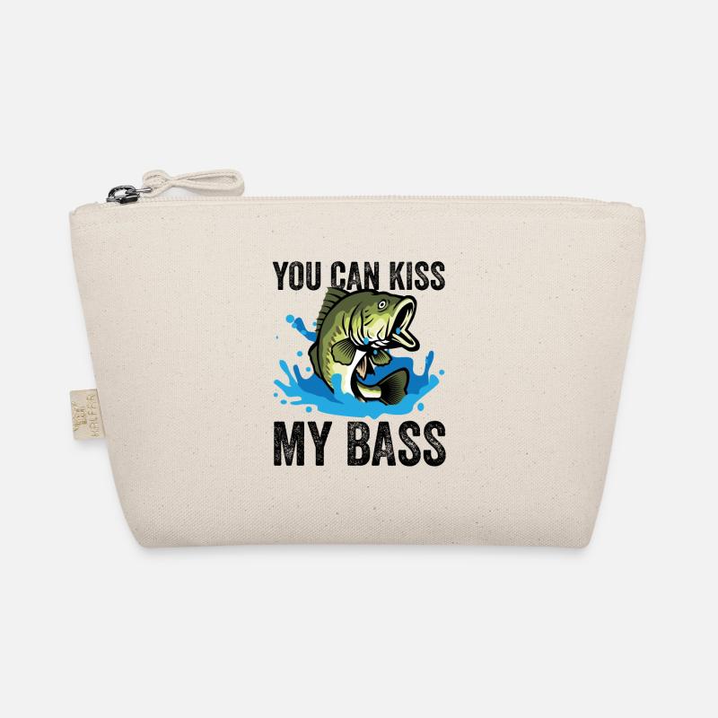 Pêche, basse pêcheur, drôle, conception Trousse biologique