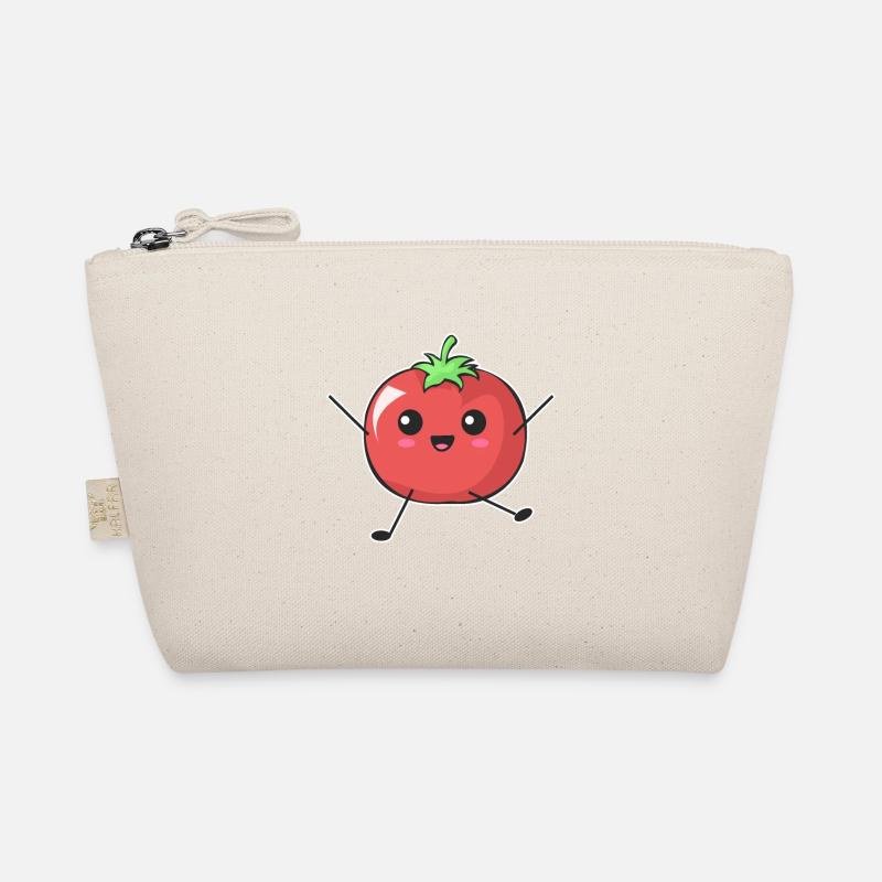 Comic Tomate Chibi vegan vegetarisch Geschenk Bio-Täschchen