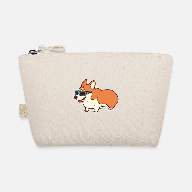 Cool corgi - Organic Pouch - nature