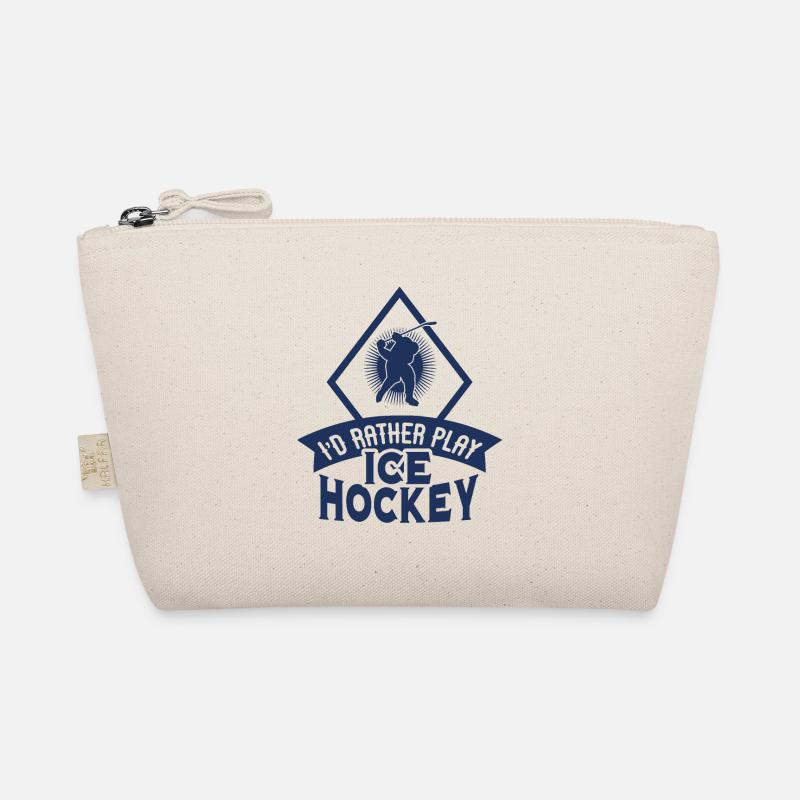 Eishockey Eishockey Eishockey Eishockey - Bio-Täschchen - Natur