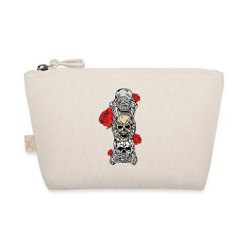 skulls - Bio-Täschchen - Natur - Vorne