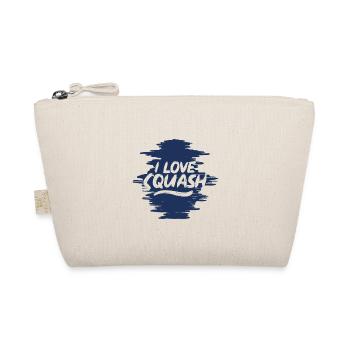 Team Squash Player Game Squash Racket Squash - Organic Pouch - nature - Front