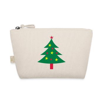 Christmas Tree Christmas Christmas Tree Star Xmas - Organic Pouch - nature - Front