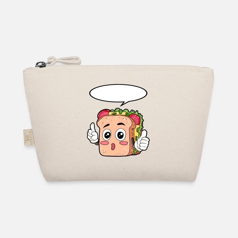 Sandwich Essen Feinschmecker Geschenk Bio-Täschchen