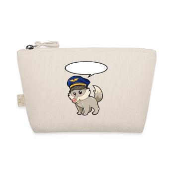 Pilot Wolf - Organic Pouch - nature - Front