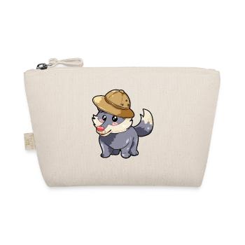 Hunter Wolf - Organic Pouch - nature - Front