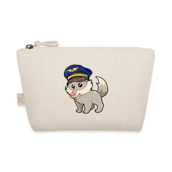 Pilot Wolf - Organic Pouch - nature - Front