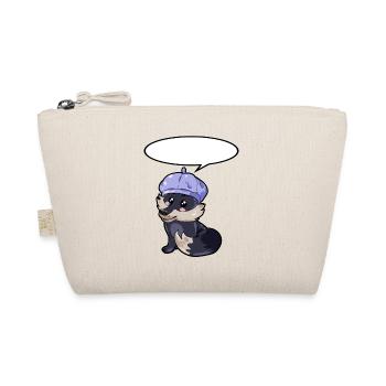 Painter Wolf - Organic Pouch - nature - Front