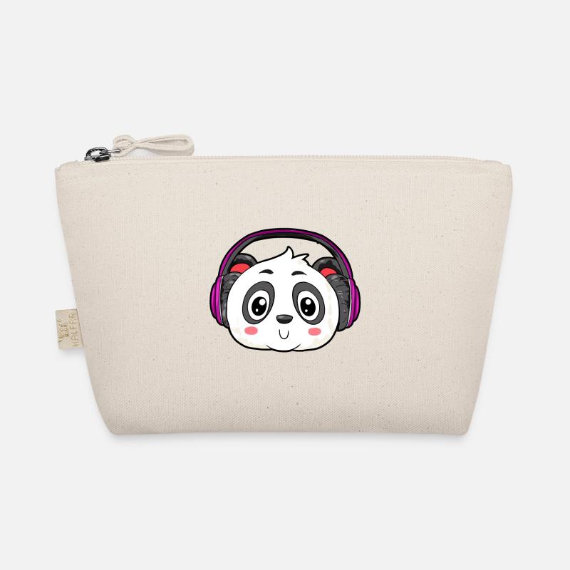Panda avec écouteurs Trousse biologique