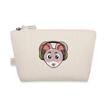 Souris avec écouteurs - Trousse biologique - nature - Devant