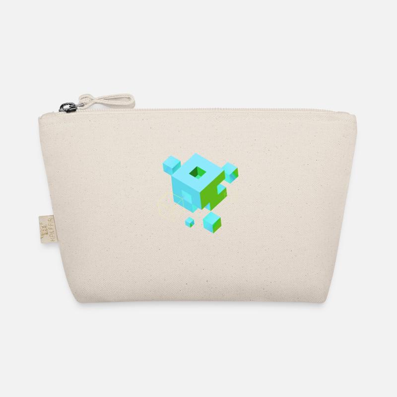 würfel pixel 3d nerd game mind craft Rubix Zauber  Trousse biologique