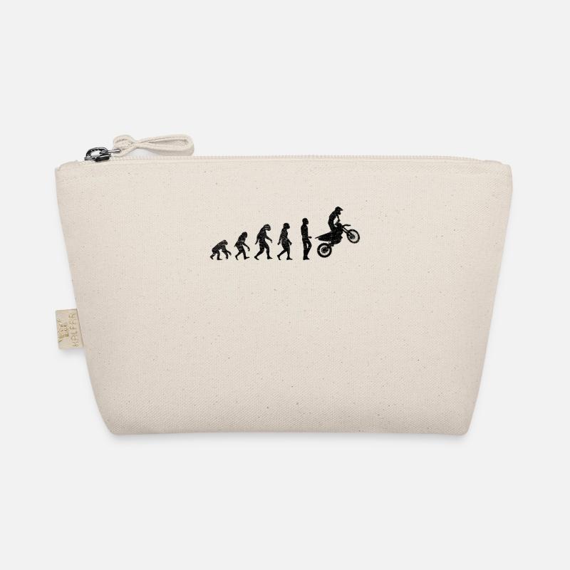 Motocross Evolution Braap Biker Gift Organic Pouch