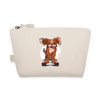 Cavalier dog skater - Bio-Täschchen - Natur - Vorne