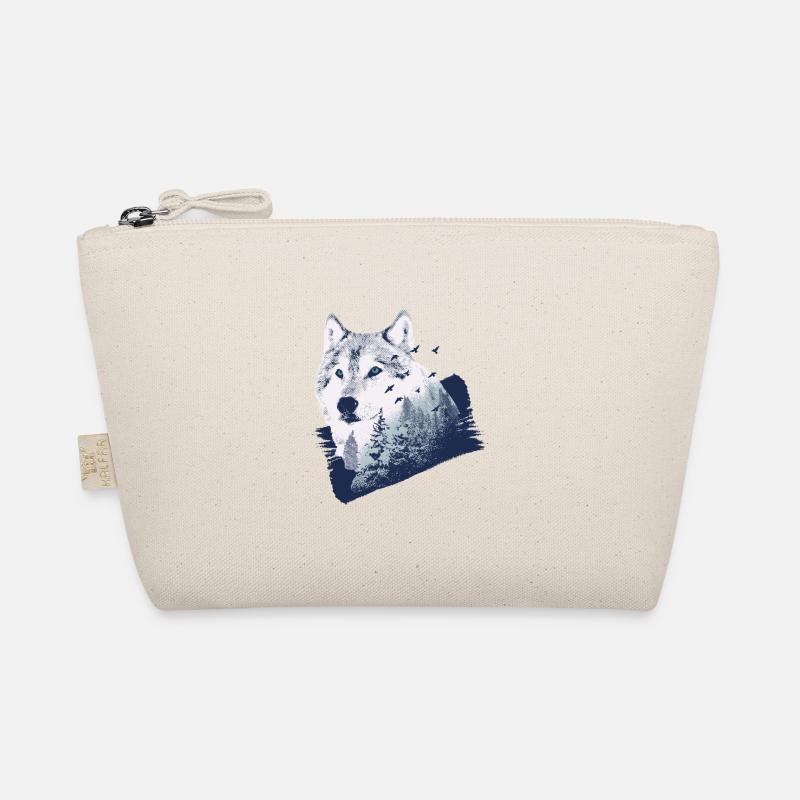 Wolf forest Bio-Täschchen
