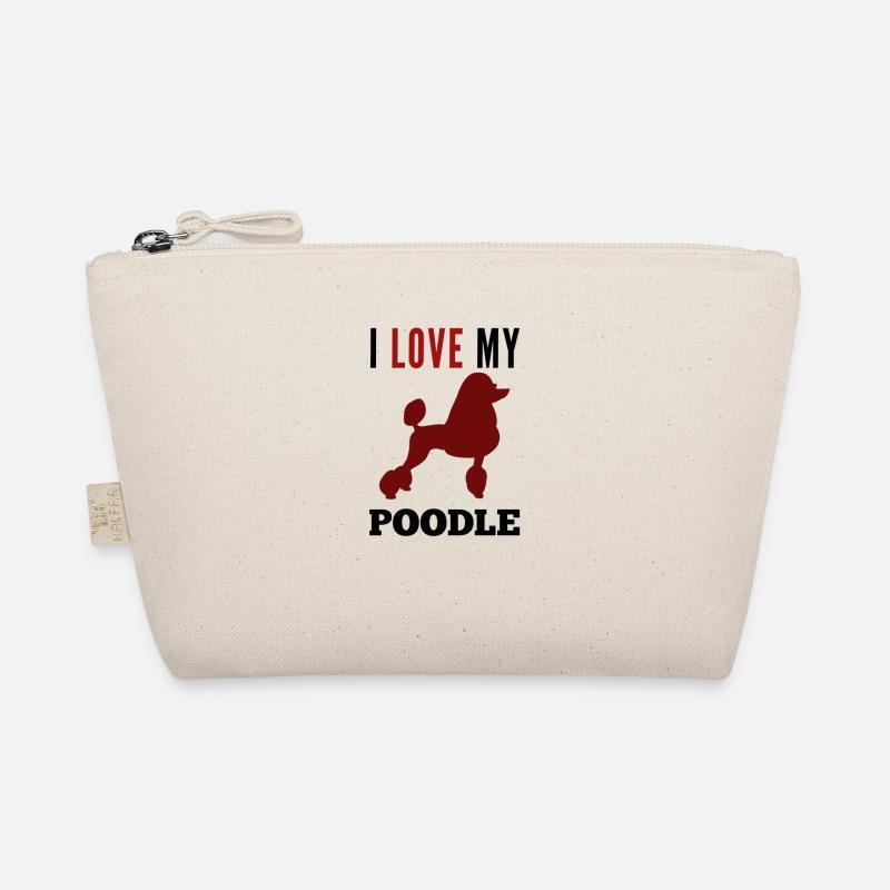 J'adore mon caniche caniche caniche - Trousse biologique - nature