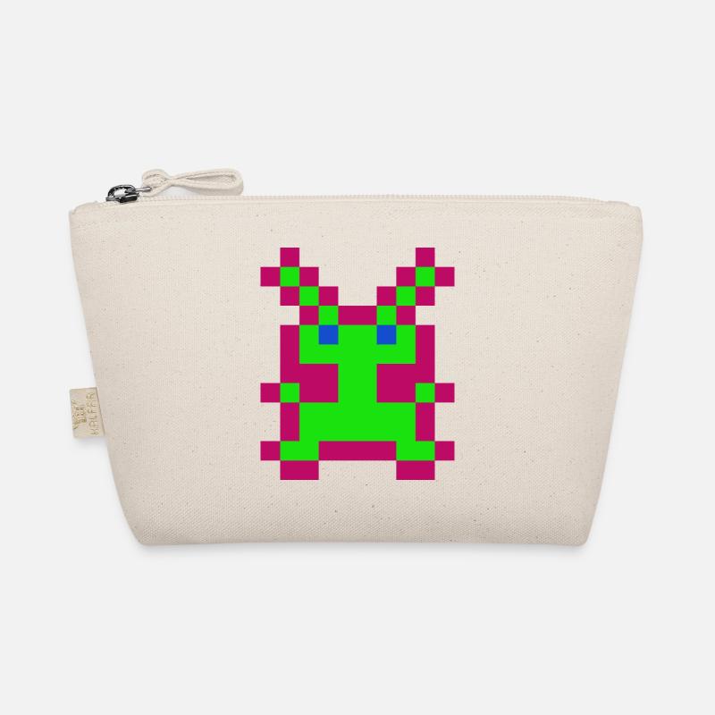 Retrogaming Alien - Bio-Täschchen - Natur
