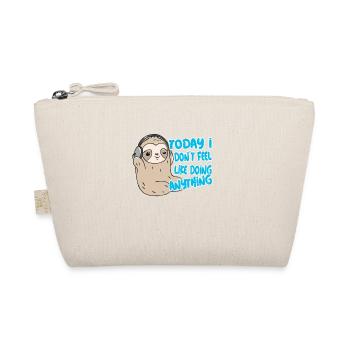 Sloth gift - Organic Pouch - nature - Front