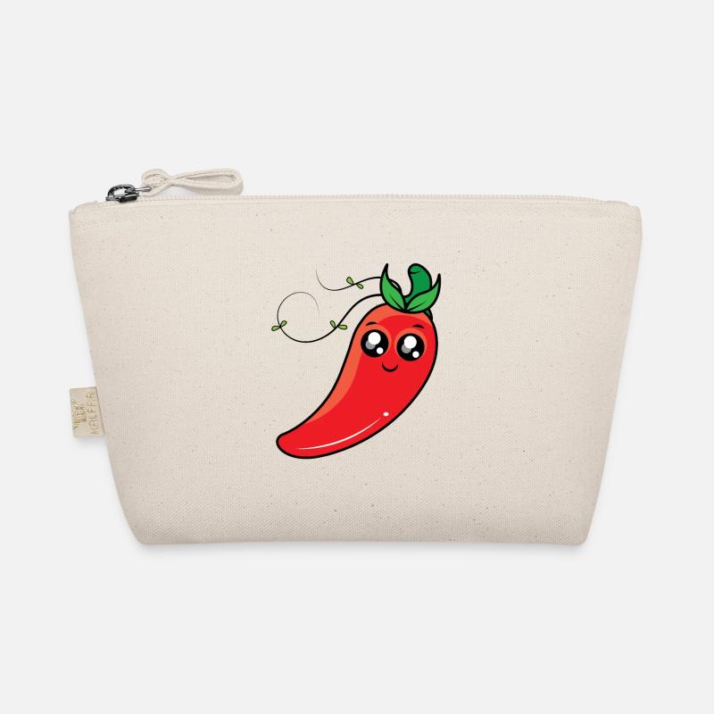 Dessin animé mignon de piment chaud - Trousse biologique - nature