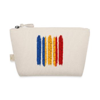 Trendy Tschad Modern Nationalfarben Geschenkidee - Bio-Täschchen - Natur - Vorne