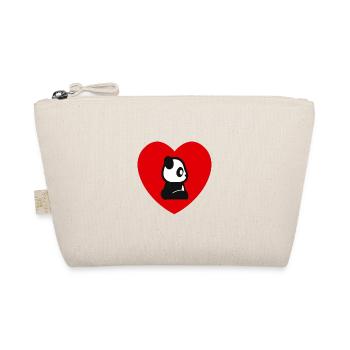 Panda bear - Organic Pouch - nature - Front