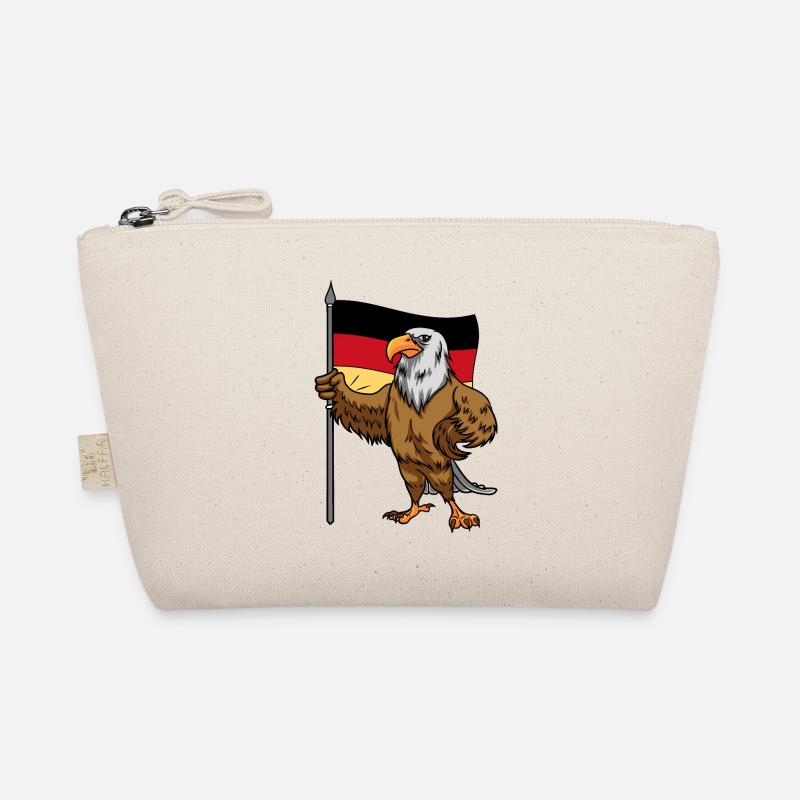 Eagle Bird Germany Flag Countries EU Europe Organic Pouch