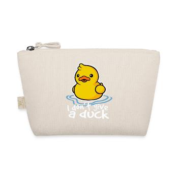 Duck - I do not Give A Duck - Organic Pouch - nature - Front
