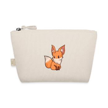 Chibi Comic Fox Dog Kawaii Cute Gift - Organic Pouch - nature - Front