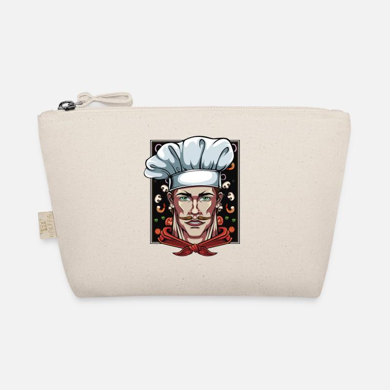 Küchenchef Chefkoch Chef Köche Restaurant Kochen - Bio-Täschchen - Natur