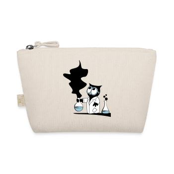 Dr rer nat Owl - Organic Pouch - nature - Front