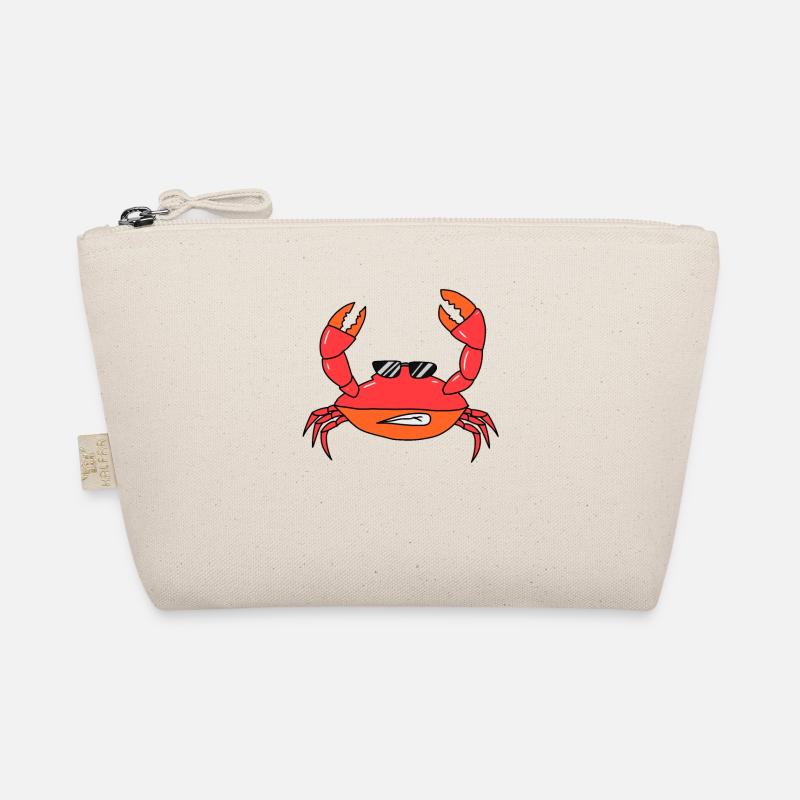 Cute Crab Crabs Crustaceans Organic Pouch